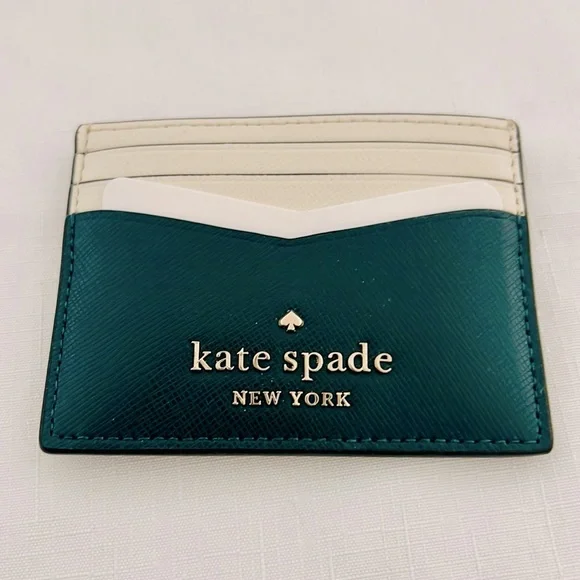 kate spade ♠️ Leather Card Holder - Picture 7 of 7
